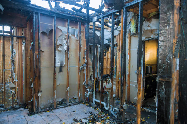 Professional Emergency Fire Cleanup technician working in Hoffman Estates, IL